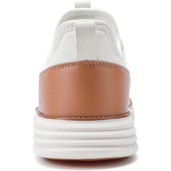 ⚡VILOCY Men's White Fashion Dress Oxfords Business Mesh Breathable Sneakers - Picture 6 of 7